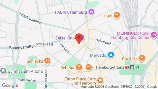 Office spaces for rent i Hamburg Altona - kort over placeringen