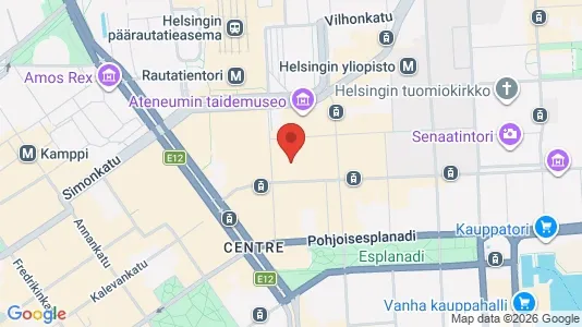 Büros zur Miete i Helsinki Eteläinen - kort over placeringen