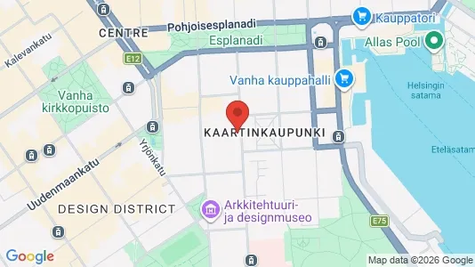 Office spaces for rent i Helsinki Eteläinen - kort over placeringen