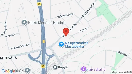 Office spaces for rent i Helsinki Pohjoinen - kort over placeringen