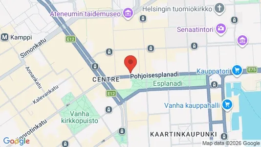 Büros zur Miete i Helsinki Eteläinen - kort over placeringen