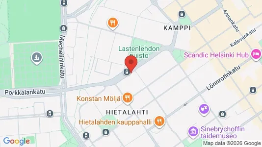 Büros zur Miete i Helsinki Eteläinen - kort over placeringen