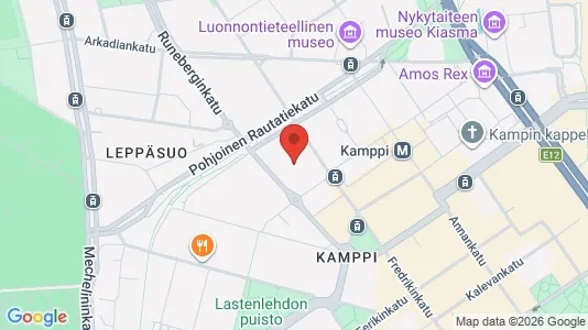 Büros zur Miete i Helsinki Eteläinen - kort over placeringen