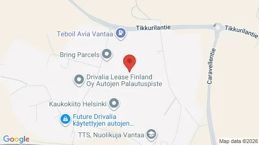 Lager zur Miete i Vantaa – Foto von Google Street View