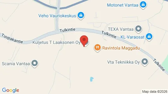 Lagerlokaler til leje i Vantaa - Foto fra Google Street View