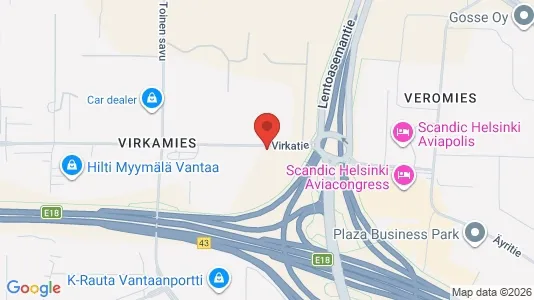 Kantorruimte te huur i Vantaa - Foto uit Google Street View