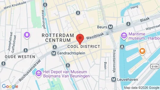 Büros zur Miete i Rotterdam Centrum – Foto von Google Street View