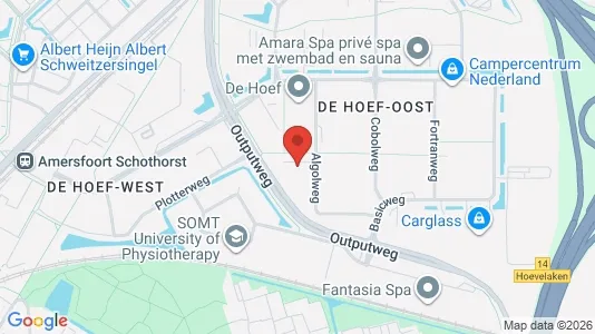 Kontorlokaler til leje i Amersfoort - kort over placeringen