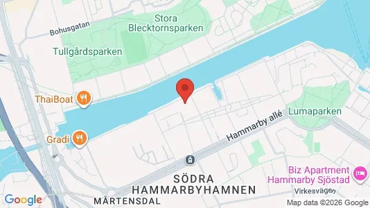 Büros zur Miete i Hammarbyhamnen – Foto von Google Street View