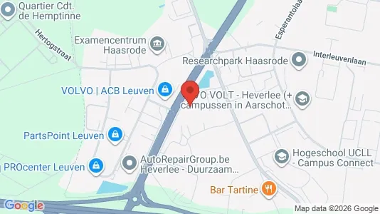 Coworking spaces zur Miete i Leuven - kort over placeringen