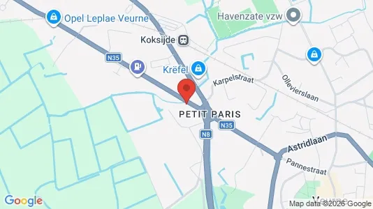 Kontorhoteller til leje i Veurne - Foto fra Google Street View