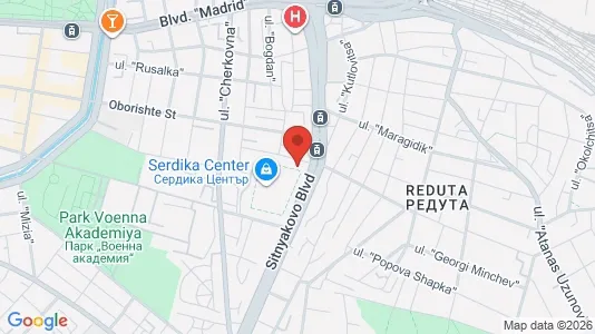 Toimistotilat Vuokrattavana i Sofia Slatina - Kuva Google Street Viewstä