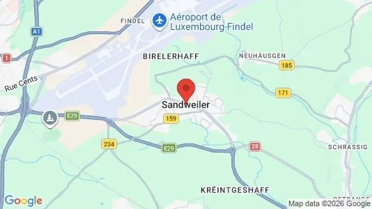 Kontorhoteller til leje i Sandweiler - Foto fra Google Street View