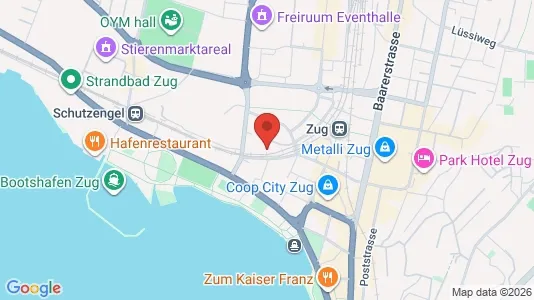 Kontorhoteller til leje i Zug - Foto fra Google Street View