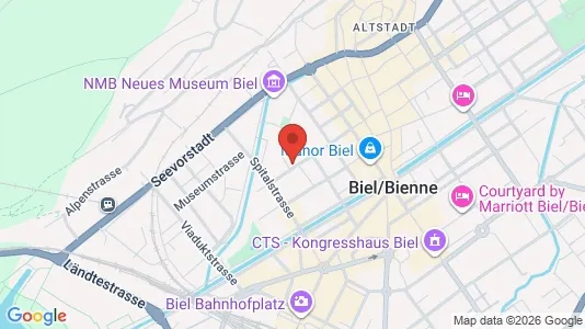 Coworking spaces zur Miete i Biel – Foto von Google Street View