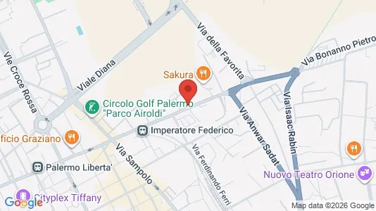 Coworking spaces för uthyrning i Palermo – Foto från Google Street View