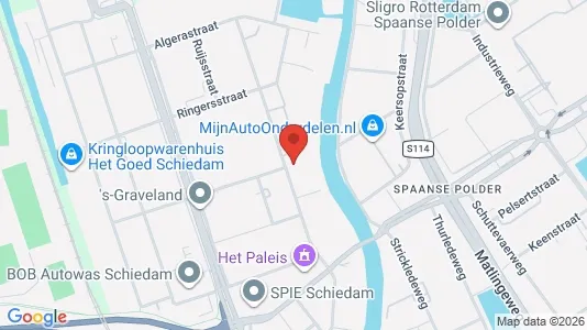 Coworking spaces zur Miete i Schiedam - kort over placeringen