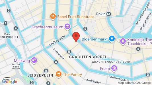 Coworking spaces zur Miete i Amsterdam Centrum - kort over placeringen