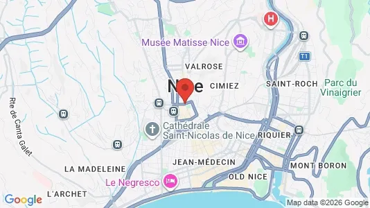 Kontorhoteller til leie i Nice – Bilde fra Google Street View