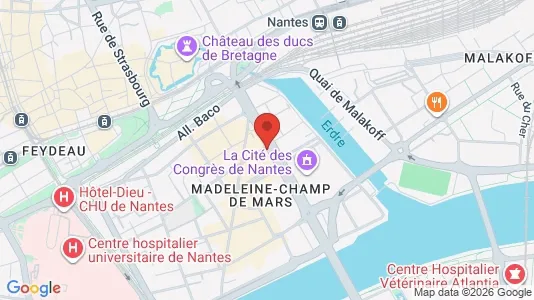 Büros zur Miete i Nantes – Foto von Google Street View