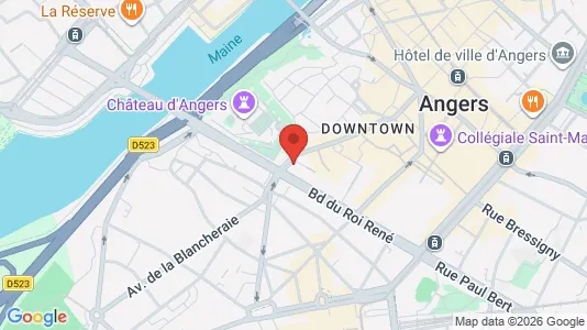 Coworking spaces zur Miete i Angers – Foto von Google Street View
