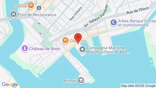 Coworking spaces zur Miete i Brest – Foto von Google Street View