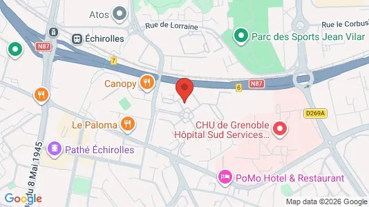 Kontorhoteller til leie i Grenoble – Bilde fra Google Street View