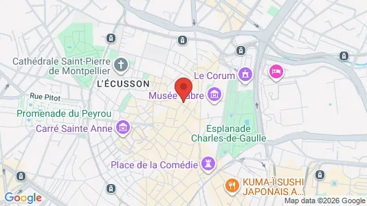 Kontorhoteller til leje i Montpellier - Foto fra Google Street View