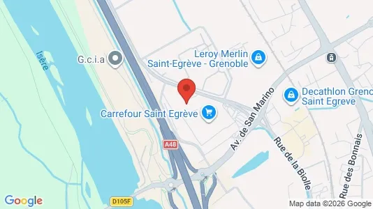 Kontorhoteller til leie i Grenoble – Bilde fra Google Street View