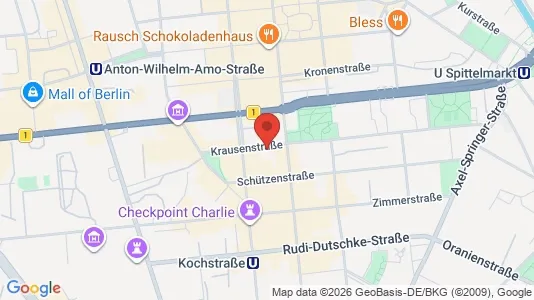 Coworking spaces zur Miete i Berlin Mitte – Foto von Google Street View