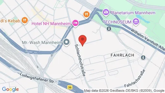 Kontorhoteller til leje i Mannheim - Foto fra Google Street View
