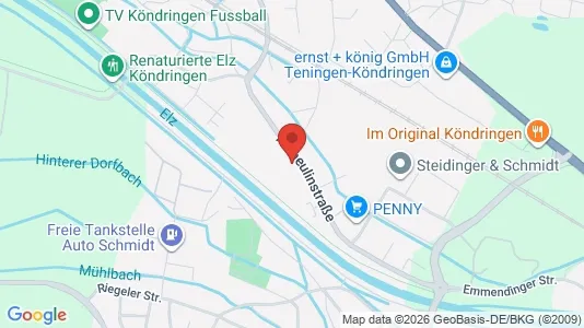 Coworking spaces zur Miete i Emmendingen - kort over placeringen