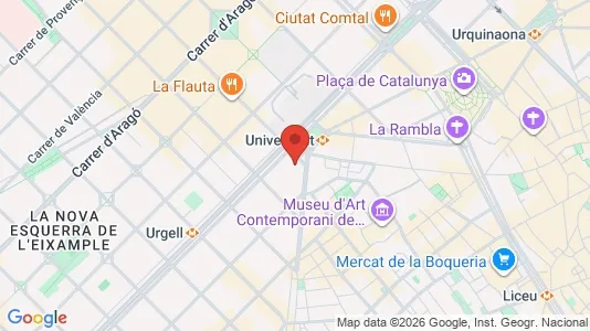 Coworking spaces te huur i Barcelona Eixample - Foto uit Google Street View