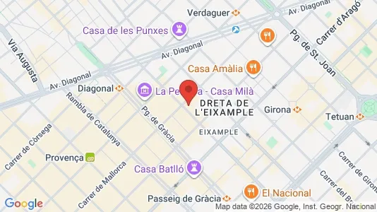 Coworking spaces zur Miete i Barcelona Eixample – Foto von Google Street View