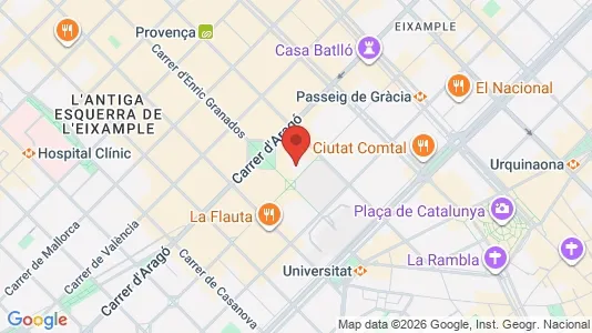 Coworking spaces zur Miete i Barcelona Eixample – Foto von Google Street View