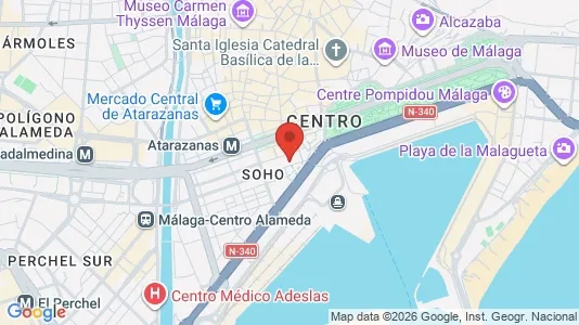 Kontorhoteller til leje i Málaga - Foto fra Google Street View