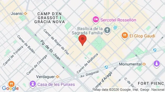 Coworking spaces för uthyrning i Barcelona Eixample – Foto från Google Street View