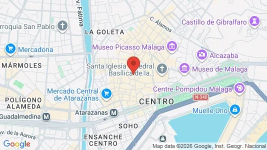Kontorhoteller til leje i Málaga - Foto fra Google Street View