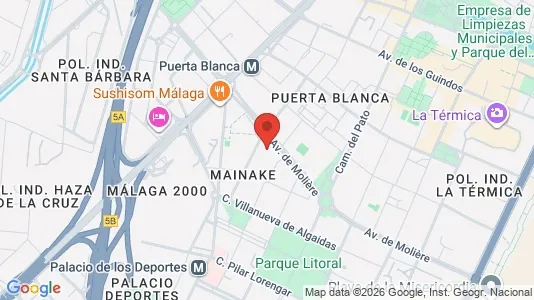 Coworking spaces for rent i Málaga - Photo from Google Street View