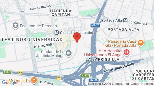 Kontorhoteller til leje i Málaga - Foto fra Google Street View