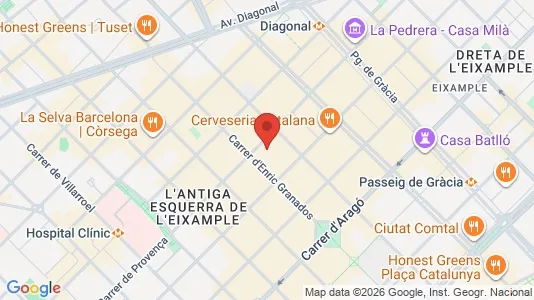 Coworking spaces för uthyrning i Barcelona Eixample – Foto från Google Street View