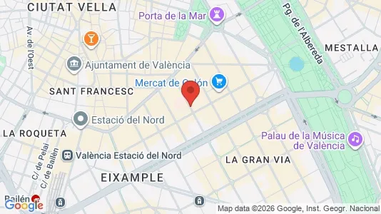 Kontorhoteller til leje i Valencia L'Eixample - Foto fra Google Street View