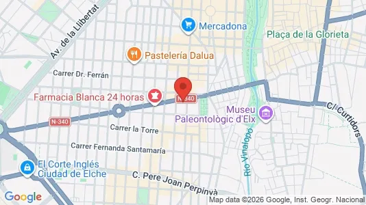 Kontorhoteller til leje i Elche/Elx - Foto fra Google Street View