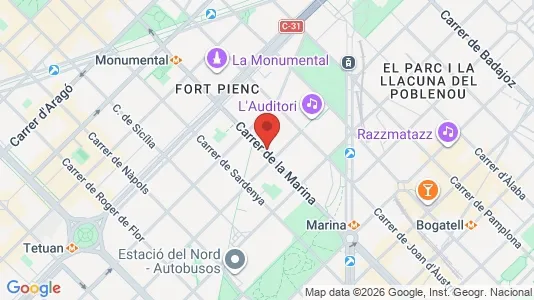 Coworking spaces för uthyrning i Barcelona Eixample – Foto från Google Street View
