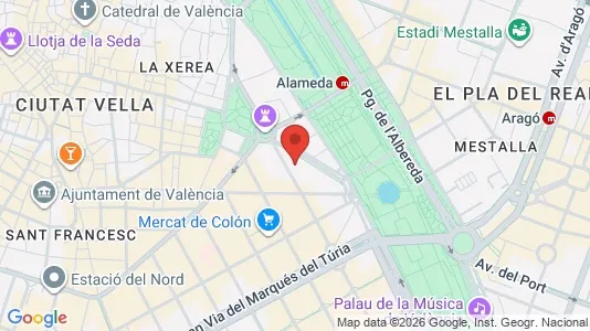 Kontorhoteller til leje i Valencia L'Eixample - Foto fra Google Street View