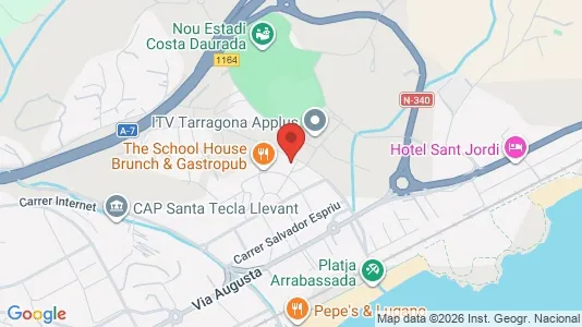 Coworking spaces zur Miete i Tarragona - kort over placeringen