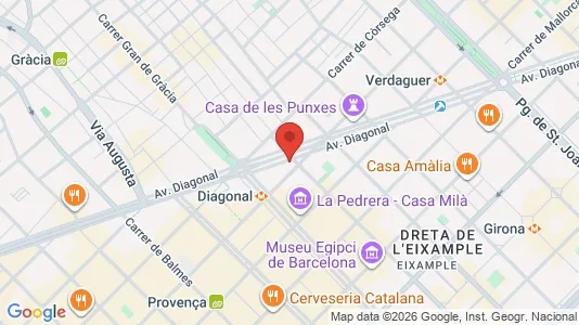 Kontorhoteller til leie i Barcelona Eixample – Bilde fra Google Street View