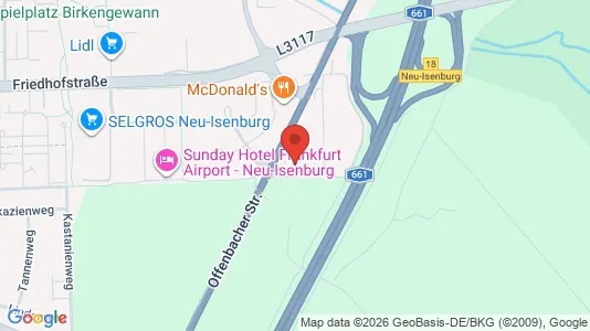 Kontorhoteller til leje i Offenbach - Foto fra Google Street View