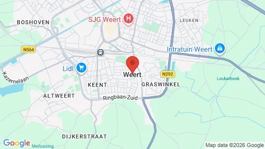 Butikslokaler för uthyrning i Weert – Foto från Google Street View