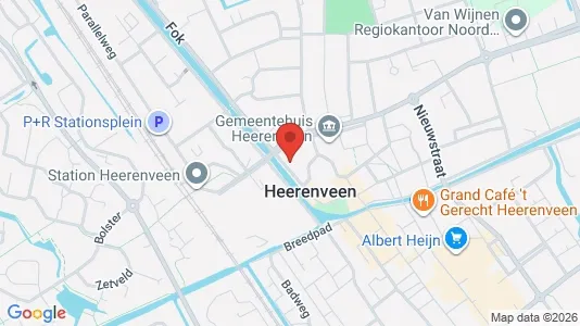 Office spaces for rent i Heerenveen - kort over placeringen